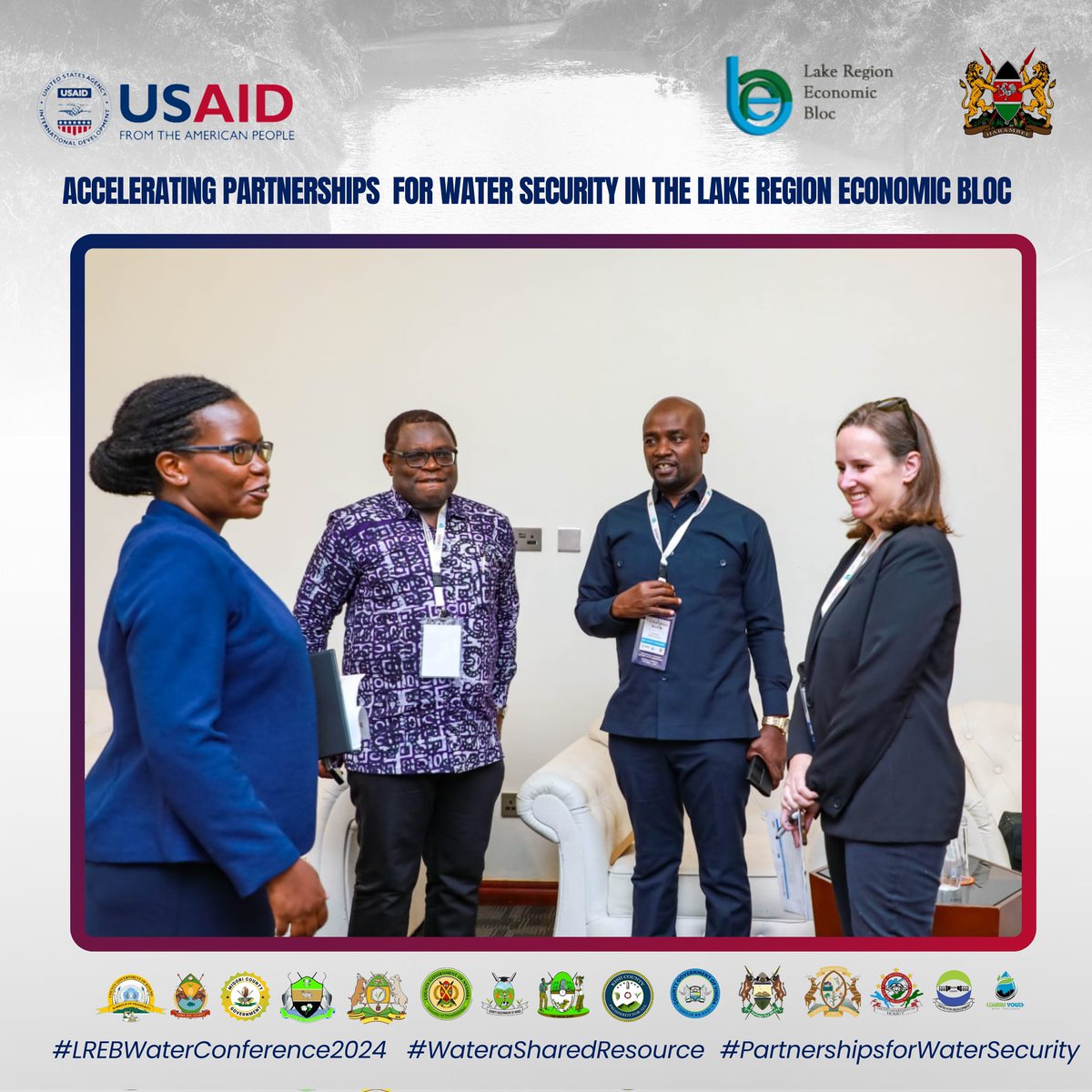 We need to pull together resources to address water problems that are too big for individual organisations and counties.

#LREBwaterConference2024
#WateraSharedResource
#PartnerahipsforWaterSecurity