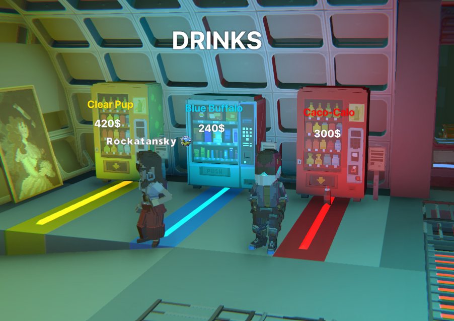 coconott229's tweet photo. Taking care of Risky Business 💼 in @TheSandboxGame. Found some snacks at the Vending Machines. Time to level up my entrepreneurial skills! 📈 https://t.co/feD2KRuAwN #TheSandbox #AlphaSeason4 #AS4SocialChallenge https://t.co/bh83Ts0eIq