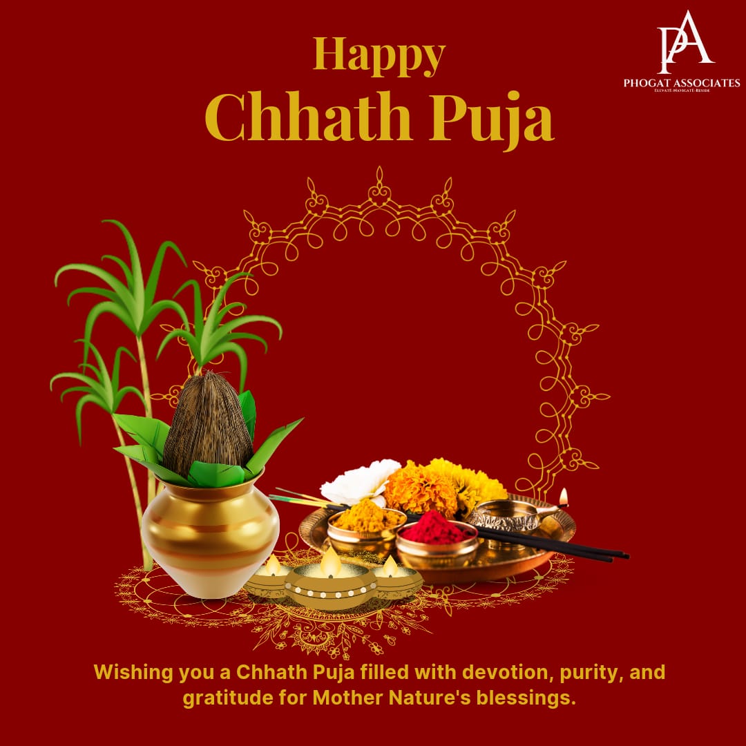 phogatassociate's tweet photo. May the divine blessings of Lord Surya bring health, wealth, and happiness to your life. Wishing you all a joyful and prosperous Chhath Puja! 🌞

 #ChhathPuja #DivineBlessings #FestivalOfSun #phogatassociates #realestate #delhincr https://t.co/ptr7eHnFdi