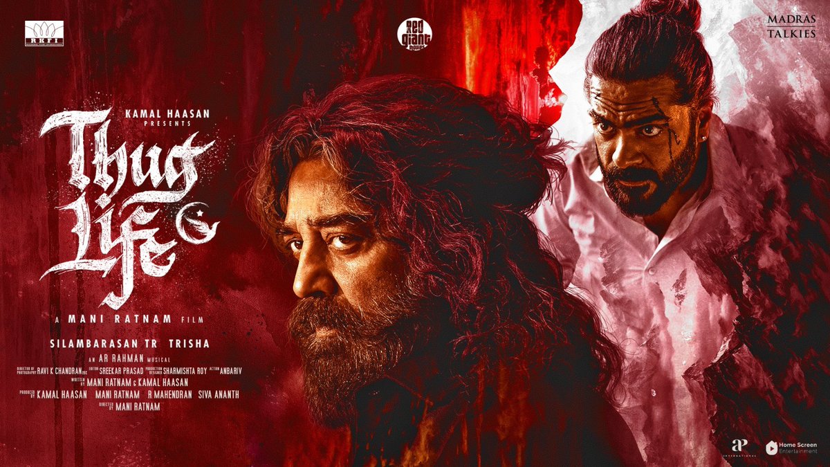 Madras Talkies (@madrastalkies_) on Twitter photo Thug Life in cinemas worldwide from June 5th 2025
#ThugLife #KHBirthdayCelebrations #ThugLifeFromJune5
Tamil - youtu.be/ZS2Y25OOCok
A #ManiRatnam Film
Telugu - youtu.be/mouLxgYxowQ
Malayalam - youtu.be/uGL1cOlGzBE
Kannada - youtu.be/r98V3RwB944
<a href="/ikamalhaasan/">Kamal Haasan</a> Thug Life in cinemas worldwide from June 5th 2025
#ThugLife #KHBirthdayCelebrations #ThugLifeFromJune5
Tamil - youtu.be/ZS2Y25OOCok
A #ManiRatnam Film
Telugu - youtu.be/mouLxgYxowQ
Malayalam - youtu.be/uGL1cOlGzBE
Kannada - youtu.be/r98V3RwB944
<a href="/ikamalhaasan/">Kamal Haasan</a>