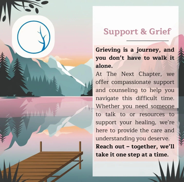 TNC_IND_'s tweet photo. Grief is not a path we have to walk alone 🤍.

At The Next Chapter, we’re here to provide support, understanding, and a safe space to heal. Reach out when you’re ready – we’ll be here every step of the way. 🌿

#grief #support #YouAreNotAlone #fyp #healingjourney #TheNextChapter https://t.co/qxowgzu8Mn