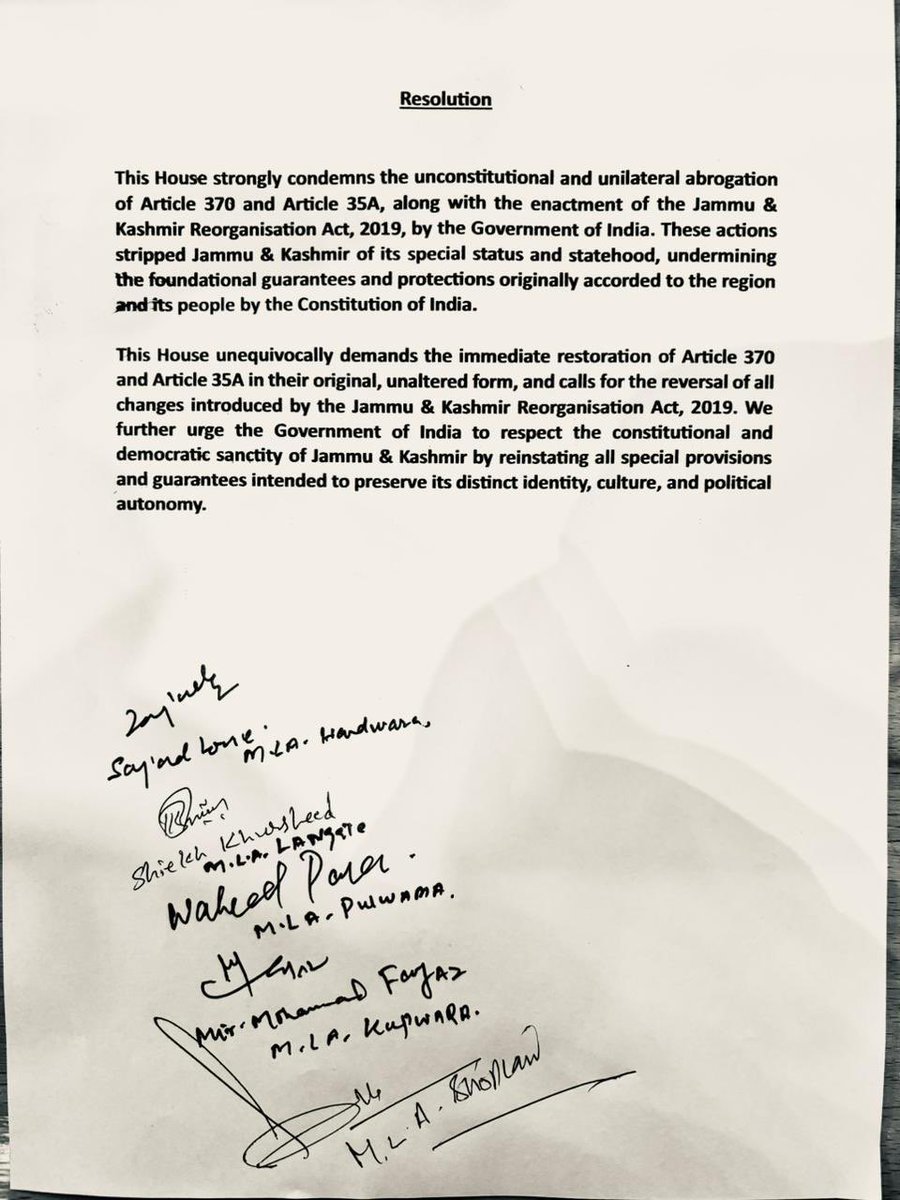 MirMohdFayaz's tweet photo. No More betrayal,PEOPLES RESOLUTION!

@sajadlone @parawahid @khadime_langate https://t.co/Q1F62rugMN