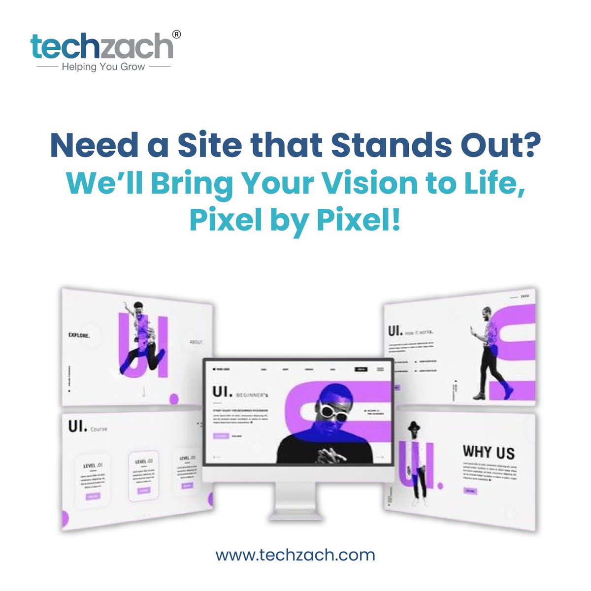 Techzach_en's tweet photo. Why settle for ordinary when you can have a website as unique as your brand? Our expert team crafts every detail to bring your vision to life. Let’s build a site that leaves a lasting impression!
#WebDesignExcellence #CustomWebSolutions #TechZach #BrandImpact #PixelPerfectDesign https://t.co/eN21P3v3BS