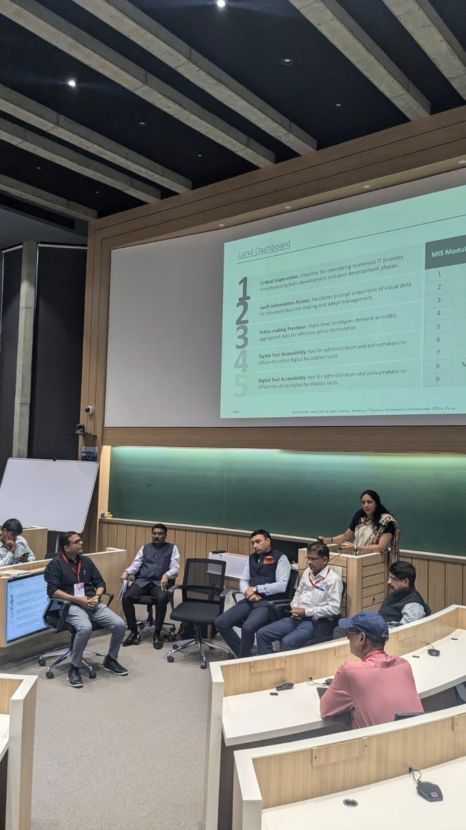 IndiaLandConf's tweet photo. Land Administration: State Experiences from Maharashtra #8THILDC #LandTenure
"With the help of a land dashboard, Maharashtra has reduced mutation process time to 26 days from 100 days." https://t.co/pt7PQaKlv5