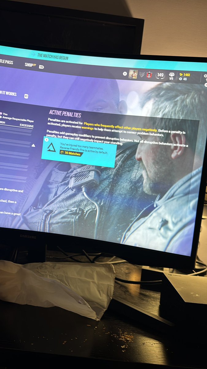 Tdf300Curiously's tweet photo. I’ve been on a 16 game ban for like 20 games @UbisoftSupport @Ubisoft https://t.co/8ameWvTUXm