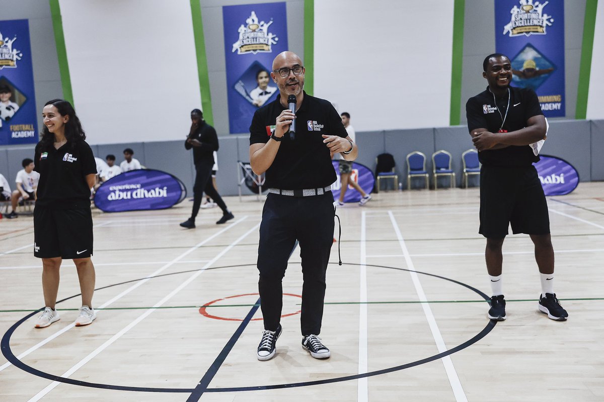 hernandojr's tweet photo. A few weeks ago had a chance to speak at the @jrnba coaching clinic in Abu Dhabi - shared leadership, connection and how to build a program  by empowering your people! We all got better that day and everyday! https://t.co/Vq1HdjgKHR