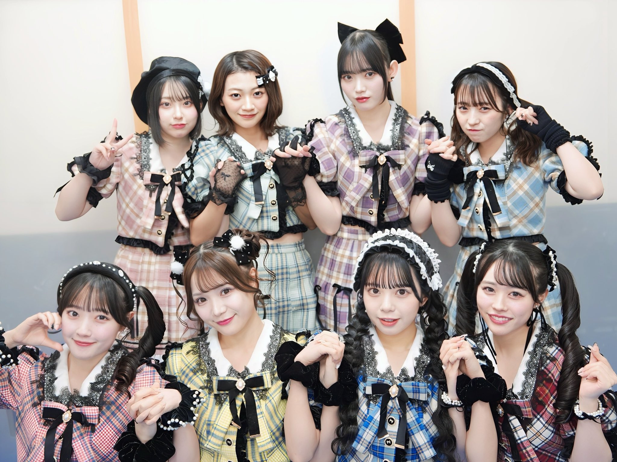 きゅーすと 5/25 ラボセ 幕張 抽選会 B賞 ペアチェキ 梅田みゆ 佐野愛花 🎼🐈‍⬛🖤⟡.· 梅田みゆ🩵佐野愛花❤️ @meroir_official