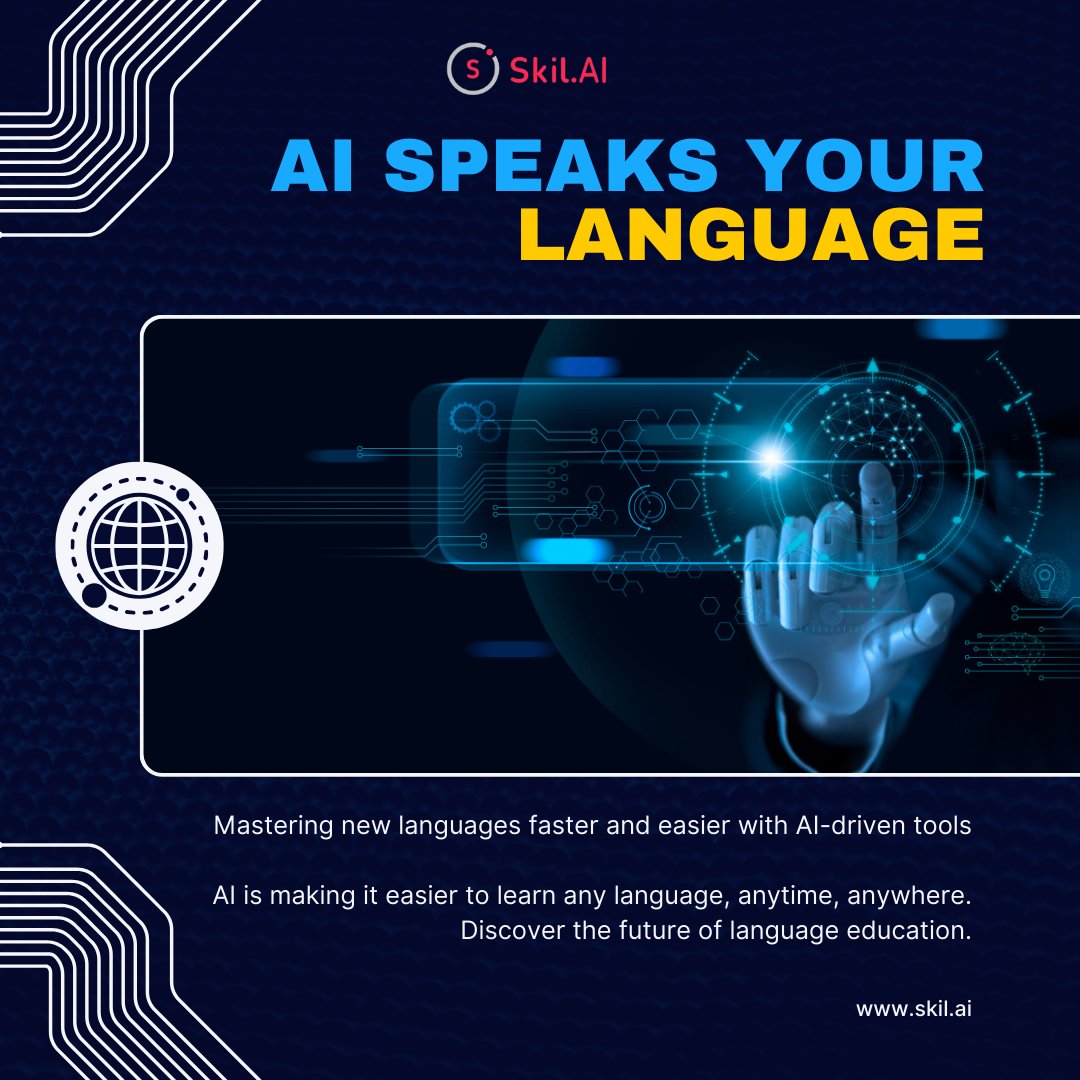 SkilAppBuzz's tweet image. AI is making it easier to learn any language, anytime, anywhere. Discover the future of language education.

skil.ai

#AILanguageLearning #AIInEducation #LanguageTech #FutureOfLearning #AIForAll