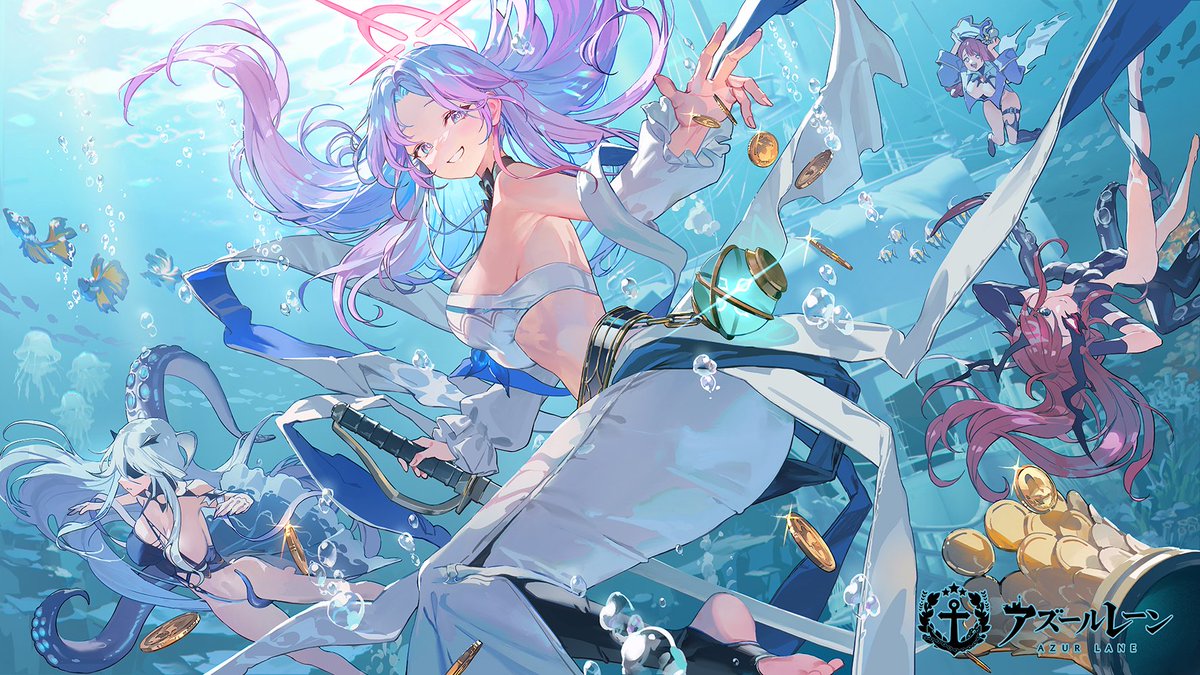 rmflawha12's tweet image. アズールレーンのイラストを作業しました。🫧
@azurlane_staff