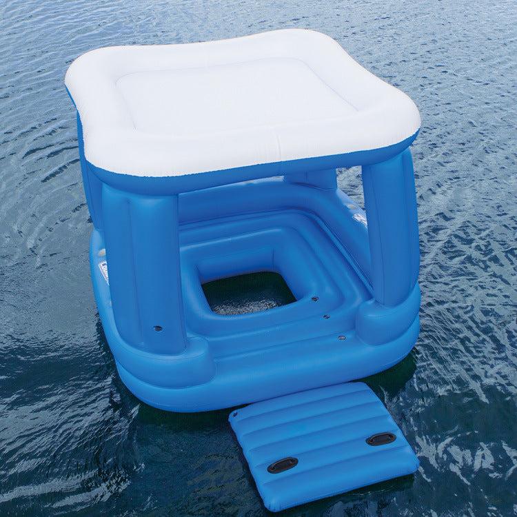 UnicunShop's tweet image. Party on the water! 💦 This Inflatable Floating House Lounge is your ticket to ultimate relaxation.  ☀️ Perfect for the whole crew! 😎  Check it out: unicun.com/product/floati… 🌊 #SummerFun #PoolFloat #Inflatable 🏖️