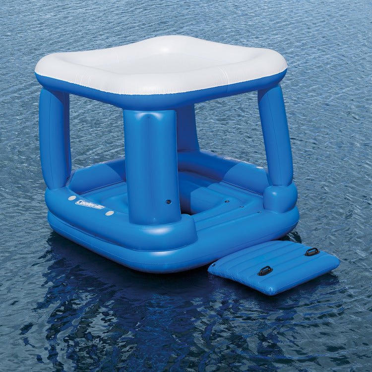 UnicunShop's tweet image. Party on the water! 💦 This Inflatable Floating House Lounge is your ticket to ultimate relaxation.  ☀️ Perfect for the whole crew! 😎  Check it out: unicun.com/product/floati… 🌊 #SummerFun #PoolFloat #Inflatable 🏖️