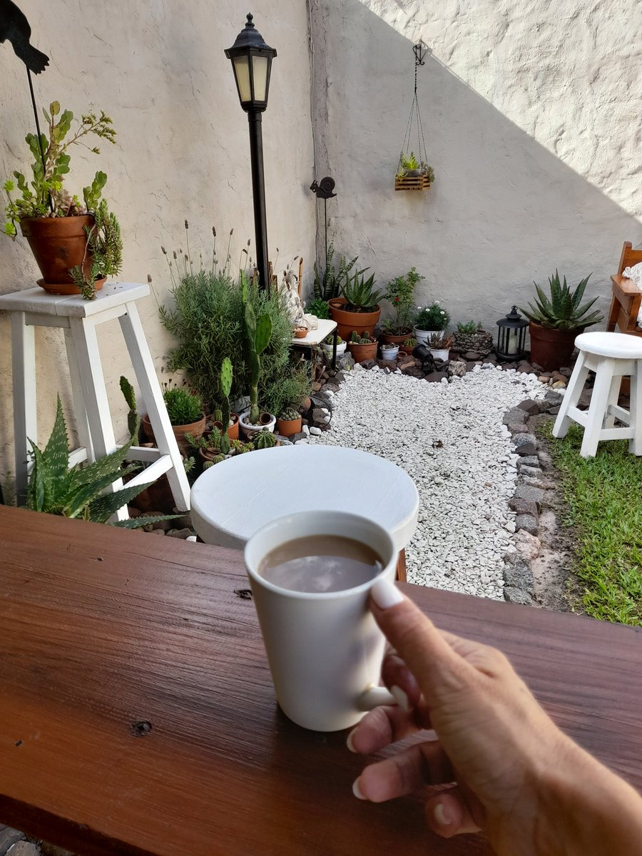 La vida es una sola y hay que vivirla de la mejor manera posible. 
Tené siempre la fortaleza de empezar cada día con la esperanza que puede ser un gran día…

Café y feliz jueves!
Buenas....
☕️😊✌️🩷🌸🌿