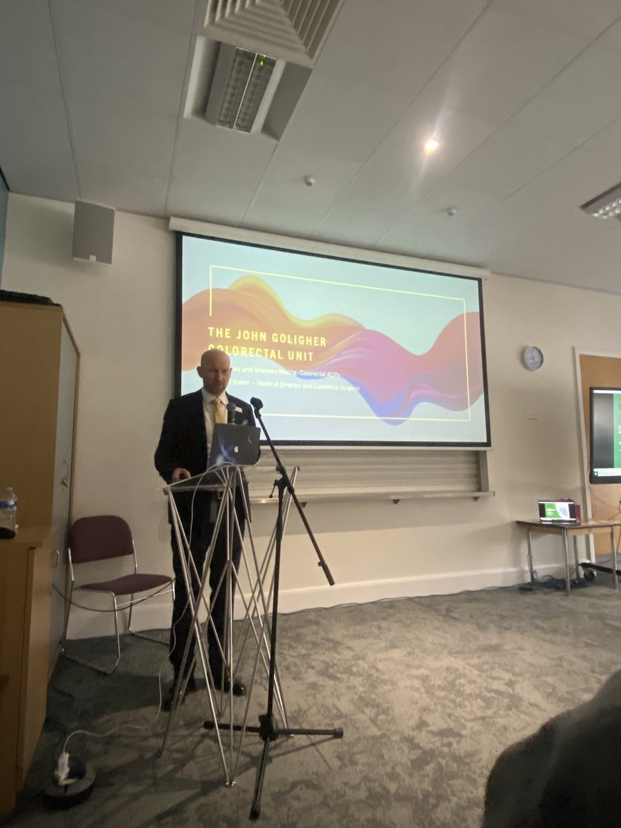 Cravenator123's tweet photo. Great presentation on evolution of the Colorectal ACPs and the service provision. Great talk from @drRPB and our very own ACPs Kate and shareen @nwacpsurgleeds #ACPsurgLeeds @LeedsHospitals https://t.co/EmnY9tFgjZ