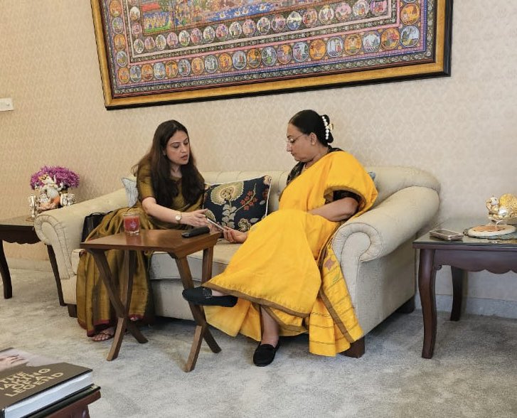 It’s been an absolute pleasure meeting Dr. Mallika Nadda, President of <a href="/SOlympicsBharat/">Special Olympics Bharat</a>

Our discussions about the upcoming #SpecialOlympics Asia Pacific Bocce and Bowling Competition in Delhi were both exciting and energizing.

<a href="/DrMallikaNadda/">Dr.MallikaNadda</a>