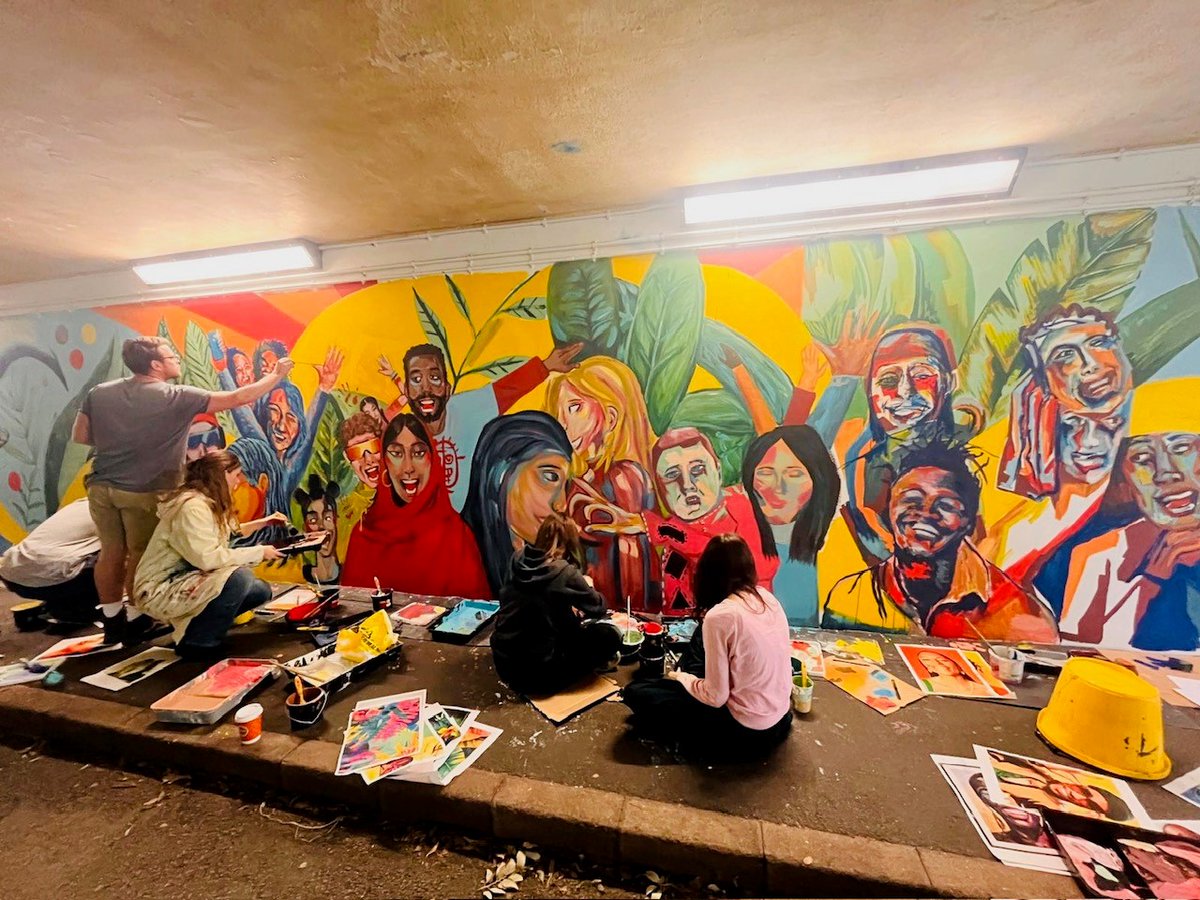 Jersey Develop Co (@jerseydevco) on Twitter photo Art students from <a href="/HautlieuSchool/">Hautlieu School</a> <a href="/DLSjsy/">De La Salle College</a> <a href="/Highlands_JSY/">Highlands College</a> & Beaulieu are revitalising the Esplanade underpass with vibrant murals inspired by the 'Waterfront' theme. You can read more here: bit.ly/48D7GAa Art students from <a href="/HautlieuSchool/">Hautlieu School</a> <a href="/DLSjsy/">De La Salle College</a> <a href="/Highlands_JSY/">Highlands College</a> & Beaulieu are revitalising the Esplanade underpass with vibrant murals inspired by the 'Waterfront' theme. You can read more here: bit.ly/48D7GAa