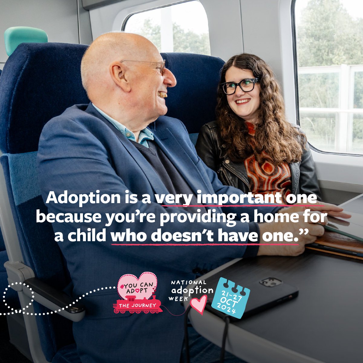Youcanadopt's tweet image. There has been a 22% increase in the number of children needing to be matched with an adoptive family, according to new adoption data.
Carla used to be one of them until she was adopted aged six by Andrew and Alex.
Learn more tinyurl.com/5n85xhp3🔗🚆
#YouCanAdopt #NAW