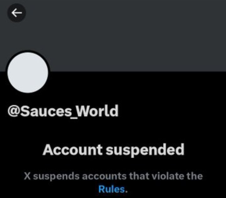 _heismaestro's tweet photo. @X @Support please review the suspension of @Sauces_World X account 🙏
The community misses the sauces vibes and updates. 🥺
@elonmusk kindly check this out and let our voices be heard.💙🙏
#FreeSauces https://t.co/fXQ8UXwfTH