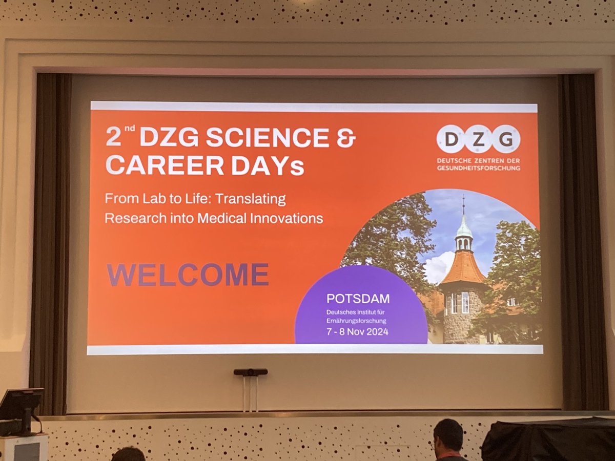 Dr. Rachel Lippert (@rachellippert) on Twitter photo About to kick off the <a href="/DZG_Forschen/">Deutsche Zentren der Gesundheitsforschung (DZG)</a> day hosted by @Leibniz_DIfE! Come for the #science and stay for the #CareerTips! Grateful for the amazing support of #research by the <a href="/BMBF_Bund/">Bildungsmisererepublik Deutschland - BRDigung</a>! About to kick off the <a href="/DZG_Forschen/">Deutsche Zentren der Gesundheitsforschung (DZG)</a> day hosted by @Leibniz_DIfE! Come for the #science and stay for the #CareerTips! Grateful for the amazing support of #research by the <a href="/BMBF_Bund/">Bildungsmisererepublik Deutschland - BRDigung</a>!