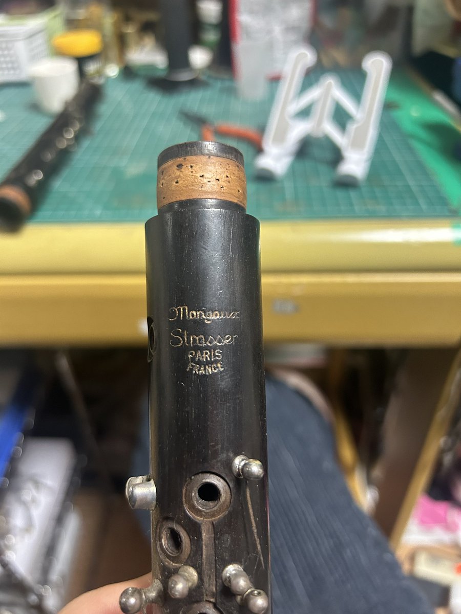 マリゴのクラをゲット
オーボエもマリゴやから結構自分に合ったりするかも？
てか管体だいぶ重い
なんのタンポ入れようかな〜