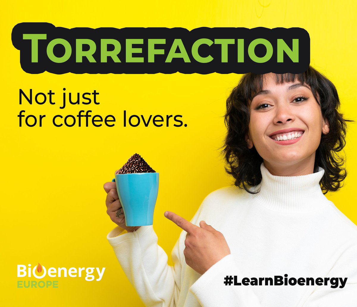 bioenergyEU's tweet photo. 🤔#DYK  what #torrefaction is and how it is used for #bioenergy? Torrefaction is a thermal process of converting biomass into a coal-like material, which has better fuel characteristics than the original biomass.
🔗Check out Bioenergy Europe’s #glossary https://t.co/q0EyttwmA5 https://t.co/doGo1wEECL
