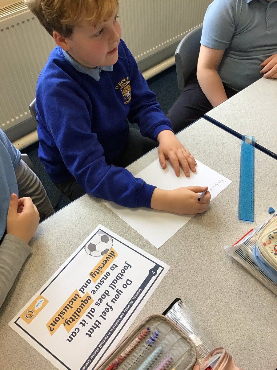 Whilst the girls were busy playing football, the boys explored the concepts of equality, diversity and inclusion in football. They shared brilliant ideas for how football can be inclusive for everyone and we were adamant that football is for everyone!