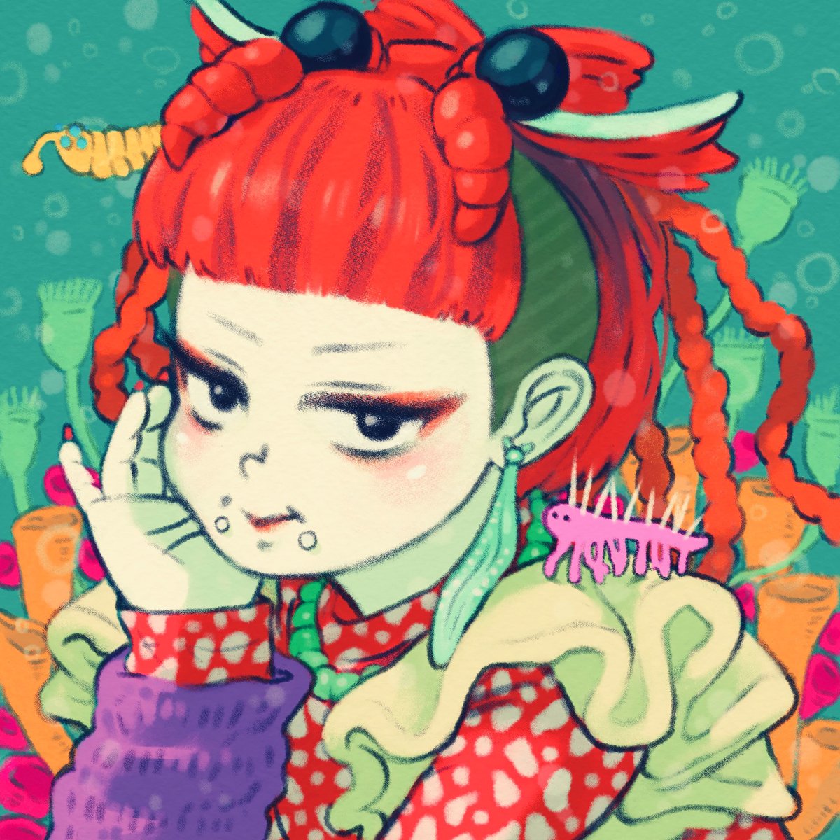 i11ustration's tweet photo. 木曜日のカンブリア
#イラスト #絵柄が好きって人にフォローされたい #水曜日のカンパネラ #カンブリア宮殿 https://t.co/6TxQKfwsf9