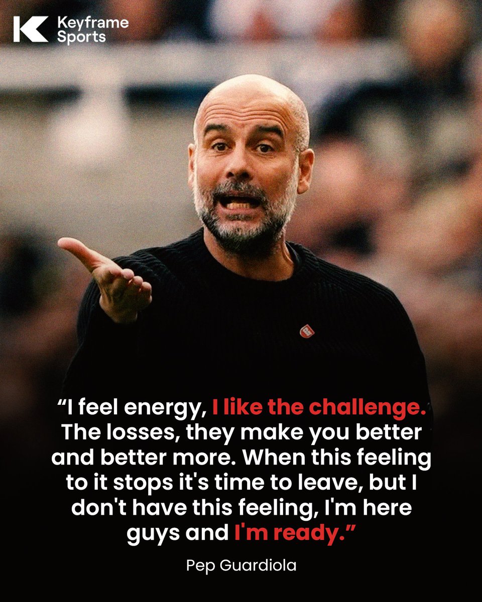 Can Pep still go on to lift City's 5th consecutive Premier League title? 👀

He says 'He's ready'. What do you think?