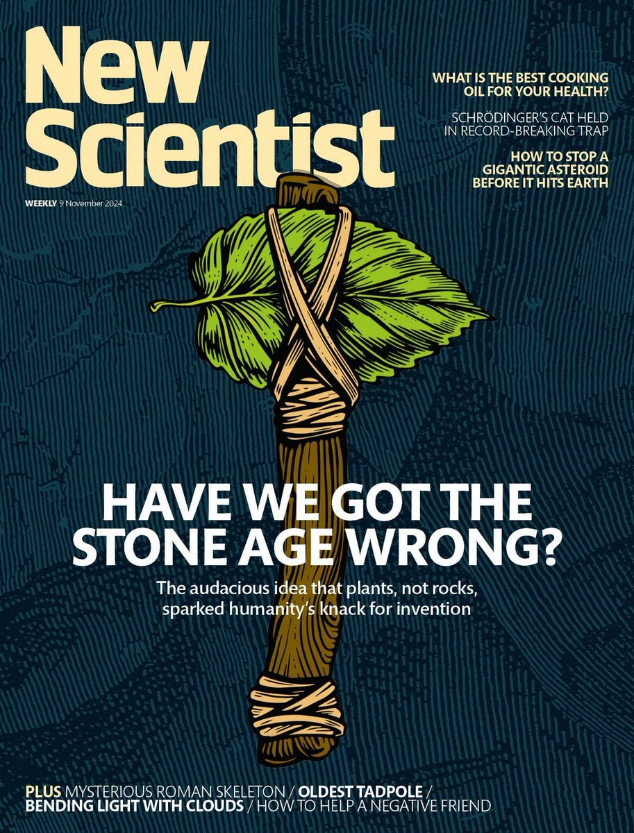 In this week’s issue: The audacious idea that plants, not rocks, sparked humanity’s knack for invention.

Grab a copy in shops now or download our digital editions.
newscientist.com/article/mg2643…