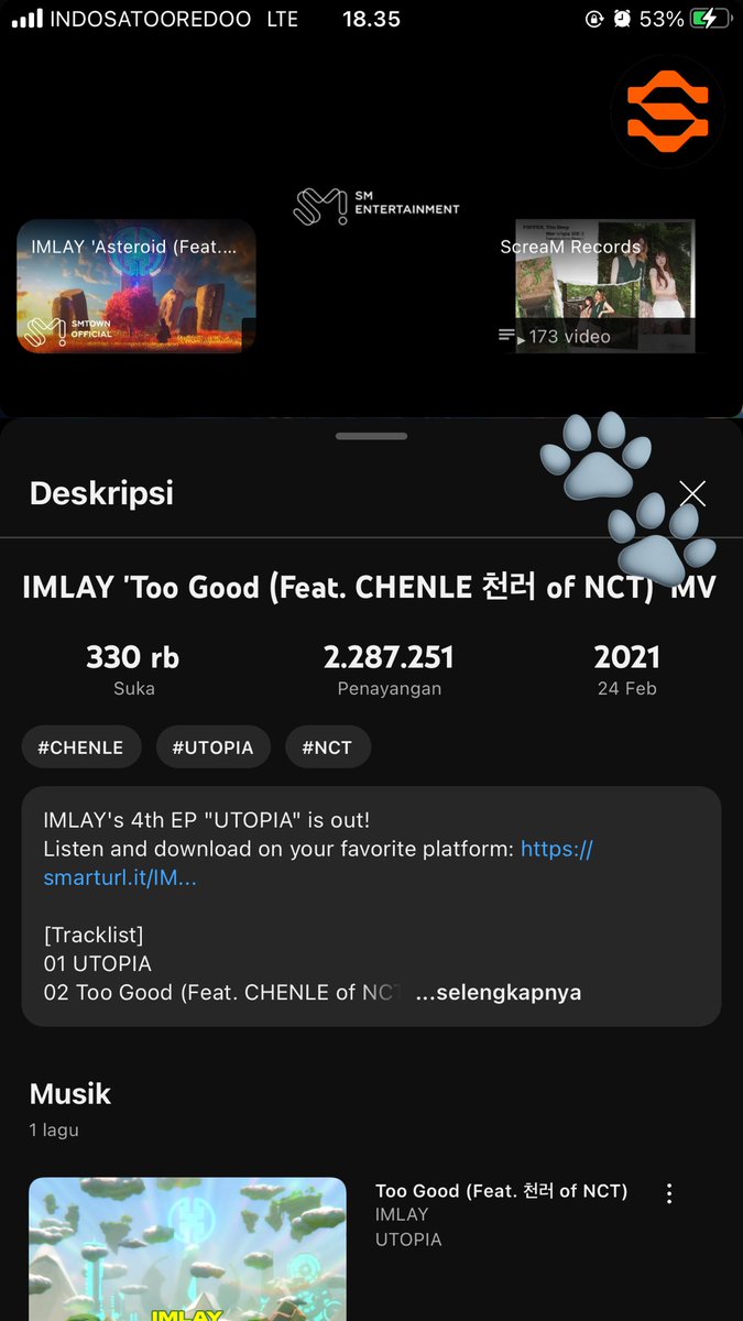 __msowl's tweet image. 🎹 LILSUNS STREAMING PAWTY 🎤

IMLAY 'Too Good (Feat. CHENLE 천러 of NCT)' MV Road to 2.5M Views😼🔥

📎 bit.ly/toogood_imlayc…

✨tag: @zetceel @decikhcl 

Let’s stream harder for our music star #CHENLE ⭐️🎵 

#BeautifulTimeWithCHENLE 
#LilsunsOnYouTube
#천러 #チョンロ #辰乐