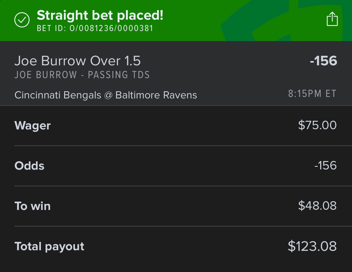 BennyBets777's tweet photo. Ravens give up the 5th most passing tds. 1.5o -156 fd 6/9=66.7% over this year including 5 vs ravens last game. Ravens are a pass funnel. -156 ip=60.9%. 1.5u fd. https://t.co/GJmHHOEqYL