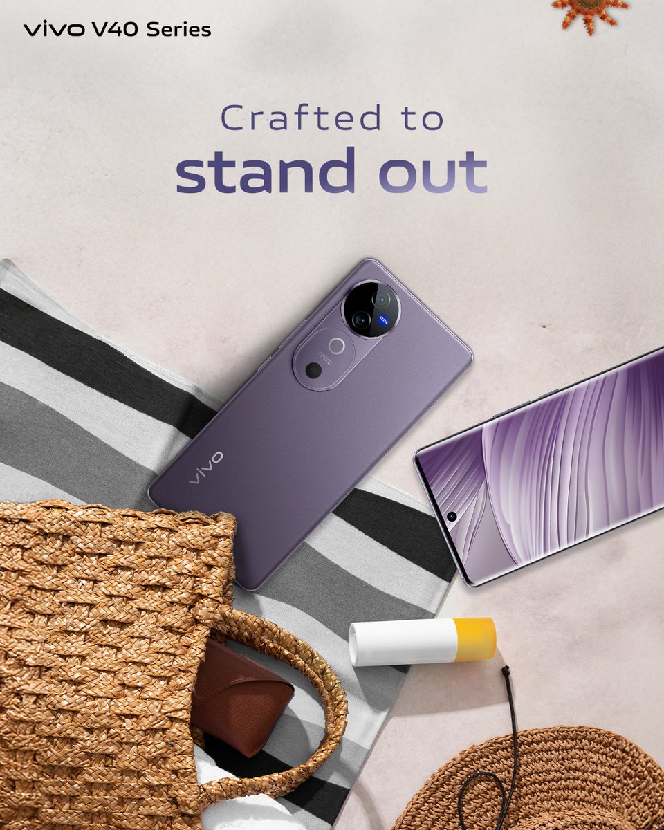 Vivo_India's tweet photo. The vivo V40, in Lotus Purple, is designed for those who love the extraordinary. Get yours right now!

Buy now! https://t.co/qCJDHSe2Q5

#vivoV40Series #PortraitSoPro #10Yearsofvivo https://t.co/Ve7NnN30Yz