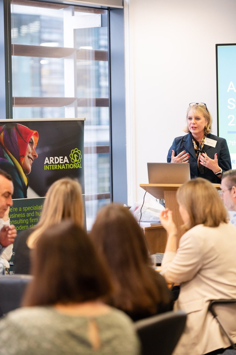 ardeaint's tweet image. What a great start to the day! Our conference kicked off this morning with an introduction from our CEO, @colleentheron, followed by inspirational talks from Sarah Woodcock, Nathanael Foo, and Debbie Venn. 

#AMSC24 #ardeaconference #endmodernslavery