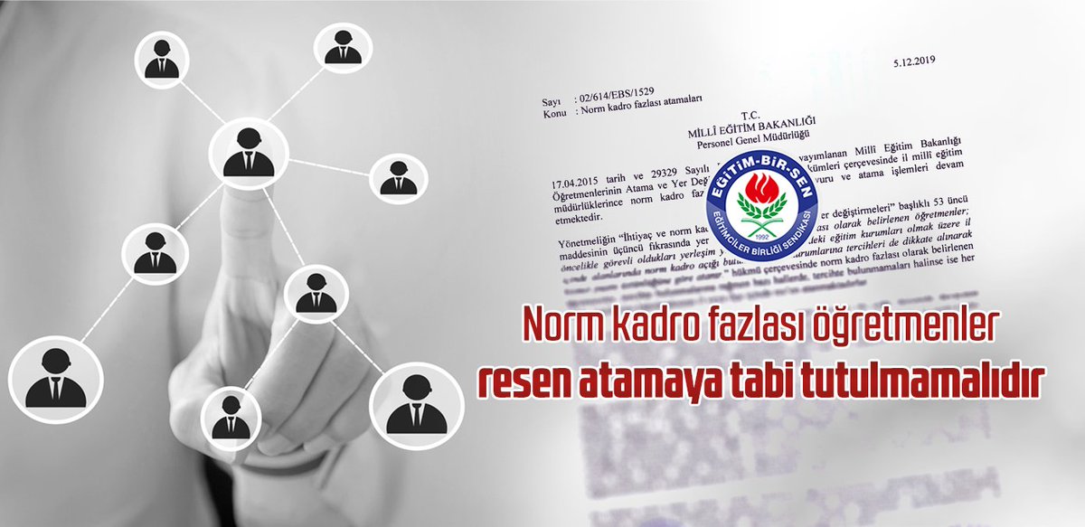 NORM FAZLASI ÖĞRETMENLERİMİZ MAĞDUR EDİLMEMELİDİR!

Milli Eğitim Bakanlığı tarafından başlatılan, "Norm Fazlası Öğretmenler" diye tabir edilen bir süreç yaşanmaktadır. Ancak bu süreç çalıştıkları kurumlarında, eğitim öğretim yılının neredeyse dörtte birini geride bıraktığımız bu