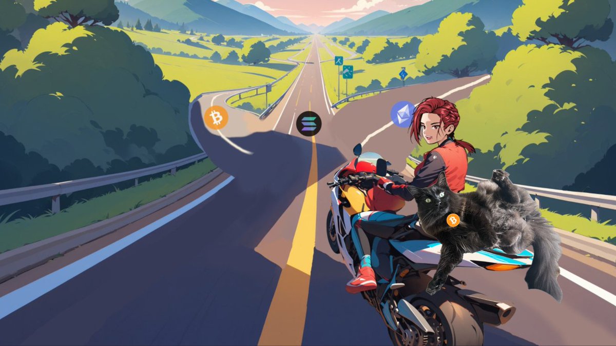 IgorCryptoCat's tweet photo. @Zeliscii Taking a left turn… right toward more Bitcoin gains! 📈🐾 #OnTheRise #Bitcoin #CryptoCat https://t.co/OAo4pJkRhI