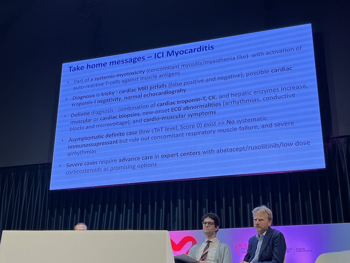 Teresa López Fdez (@teresalpezfdez1) on Twitter photo Excellent update on how to identify low risk ICI myocarditis by KOL Dr Ameri Dr Salem Dr van der Meer Dr Cruz and <a href="/EduZatarain/">Eduardo Zatarain</a> at #CardioTox24 <a href="/cardiooncoSEC/">CardioOncologia SEC</a> <a href="/_SEOM/">SEOM</a> <a href="/sehh_es/">@sehh_es</a> Excellent update on how to identify low risk ICI myocarditis by KOL Dr Ameri Dr Salem Dr van der Meer Dr Cruz and <a href="/EduZatarain/">Eduardo Zatarain</a> at #CardioTox24 <a href="/cardiooncoSEC/">CardioOncologia SEC</a> <a href="/_SEOM/">SEOM</a> <a href="/sehh_es/">@sehh_es</a>