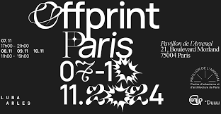 Nous serons présents à Offprint du 7/11 au 10/11, en compagnie de <a href="/AudimatEditions/">Audimat Editions</a>