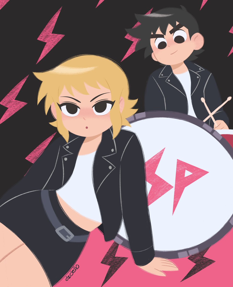 dzdello's tweet photo. Scott Pilgrim x APT. 🎸

Scott Pilgrim and Ramona Flowers as Bruno Mars and Rose

This song has been stuck in my head for weeks now. 🤘🏻

#ramonaflowers #ScottPilgrim #ScottPilgrimTakesOff https://t.co/5WpYVpTTGf