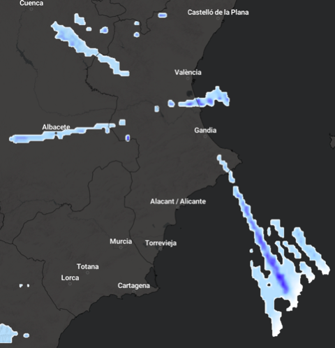 If you fly to escape the British weather, be aware that flights make the weather worse for everyone else left behind – in real time, not just in the future.

Not what Spain needs right now.