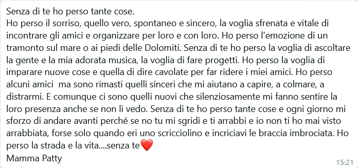 ItaSarcomaGroup's tweet photo. Sofia Sacchitelli ci ha lasciati nel 2023. Stava per diventare medico. Ha lasciato un'eredità di impegno per la ricerca e la consapevolezza sui #sarcomi: https://t.co/PlNcWDg3Kr🎗️. Il 5 novembre Sofia avrebbe compiuto 25 anni e la sua mamma ha condiviso un commovente pensiero💛 https://t.co/7bQKhDcCMJ