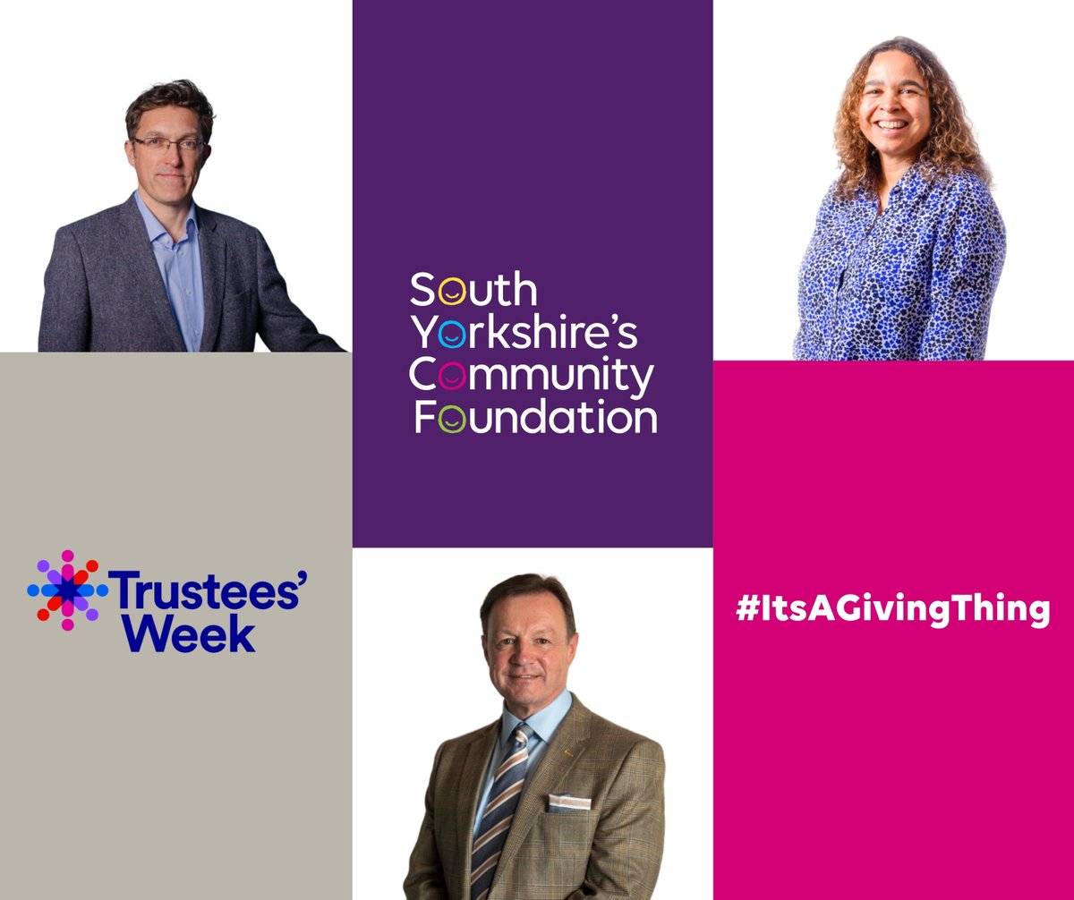 South Yorkshire's Community Foundation (@sycf1986) on Twitter photo #TrusteesWeek's a chance to thank our fantastic trustee team for the energy & vision they bring to SYCF
Today
⭐️Laurence Gavin partner Hemingways
⭐️Rachael Blake Cllr & Cabinet member <a href="/MyDoncaster/">City of Doncaster Council</a>
⭐️Tim Bailey Director Cazenove Capital
Your dedication makes a real difference🙏 #TrusteesWeek's a chance to thank our fantastic trustee team for the energy & vision they bring to SYCF
Today
⭐️Laurence Gavin partner Hemingways
⭐️Rachael Blake Cllr & Cabinet member <a href="/MyDoncaster/">City of Doncaster Council</a>
⭐️Tim Bailey Director Cazenove Capital
Your dedication makes a real difference🙏