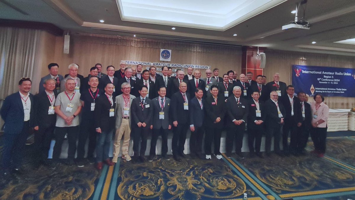IARU_R3_APAC's tweet photo. It’s been a hectic week! We continue working for the future of Amateur Radio! https://t.co/kGEEF30Kqn