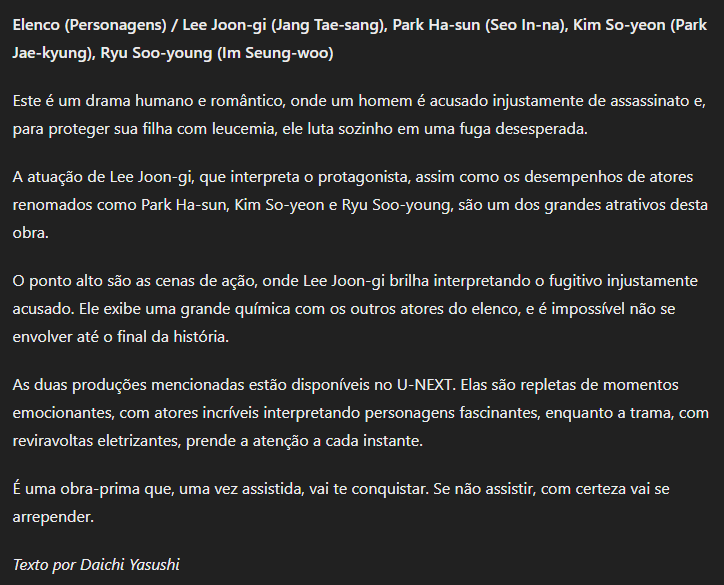 PortalJoonGiBR's tweet image. 📰| 07.11.24 - Lista Kankoku Drama (🇯🇵): Seleção de dramas coreanos com atuação impressionante dos atores!

— Na seleção, #TwoWeeks, drama MBC de 2013.

🔗kankoku-drama.com/news_topic/id=…

#LeeJoonGi #이준기