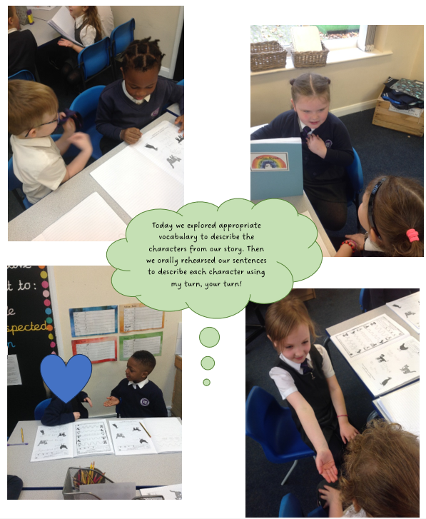 MrsCookYear1's tweet photo. Today we explored appropriate vocabulary for description and we orally rehearsed our sentences for writing ✏️ #TheMillEnglish https://t.co/PSqEpipywM