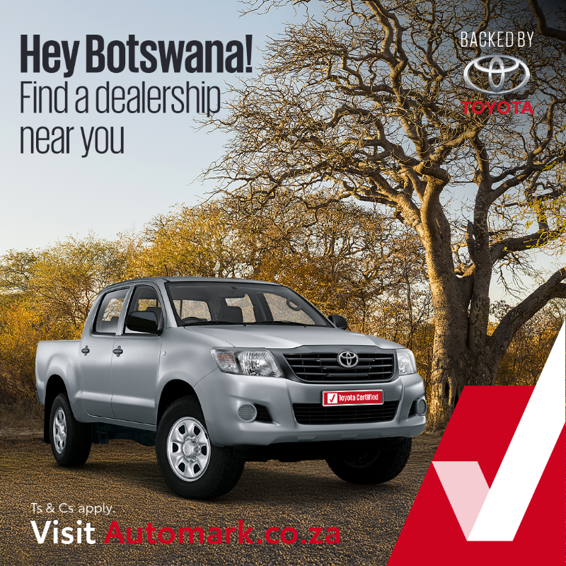 Automark_SA's tweet photo. Hey Botswana! Whether you’re buying, selling, or trading in, we’re here to help you get behind the wheel of a reliable, certified #NewToYou vehicle. Find your nearest Automark dealership today! 🚗