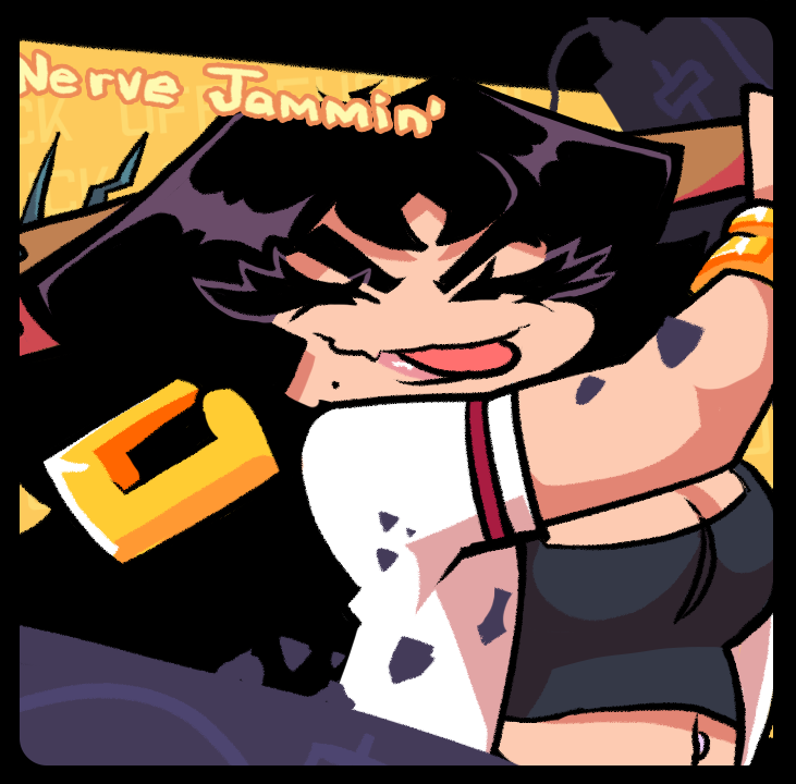 i haven't drawn the characters from the base game in it's actual style for a looong time...

it's time i show the game that helped me get here, a lil bit of love