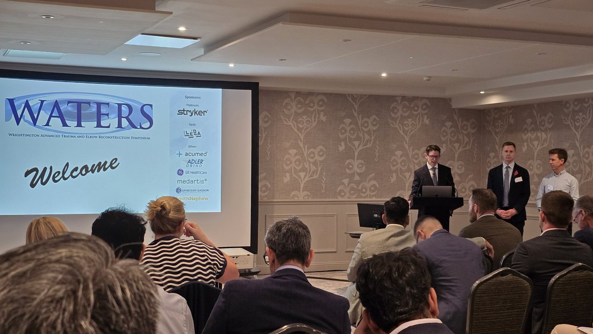 LEDA Orthopaedics (@ledaortho) on Twitter photo Underway at the terrific <a href="/WTNUpperLimb/">Wrightington Upper Limb Unit</a> WATERS meeting. Advanced #elbow #education for specialist #orthopaedic #surgeons & AHPs.
We are so proud to support this conference with a <a href="/SkeletalTweets/">Skeletal Dynamics</a> lunchtime symposium tomorrow.
Thank you for inviting us <a href="/myelbowdoc/">Adam C Watts</a> <a href="/MrAndy_Wright/">Andrew Wright</a> Underway at the terrific <a href="/WTNUpperLimb/">Wrightington Upper Limb Unit</a> WATERS meeting. Advanced #elbow #education for specialist #orthopaedic #surgeons & AHPs.
We are so proud to support this conference with a <a href="/SkeletalTweets/">Skeletal Dynamics</a> lunchtime symposium tomorrow.
Thank you for inviting us <a href="/myelbowdoc/">Adam C Watts</a> <a href="/MrAndy_Wright/">Andrew Wright</a>