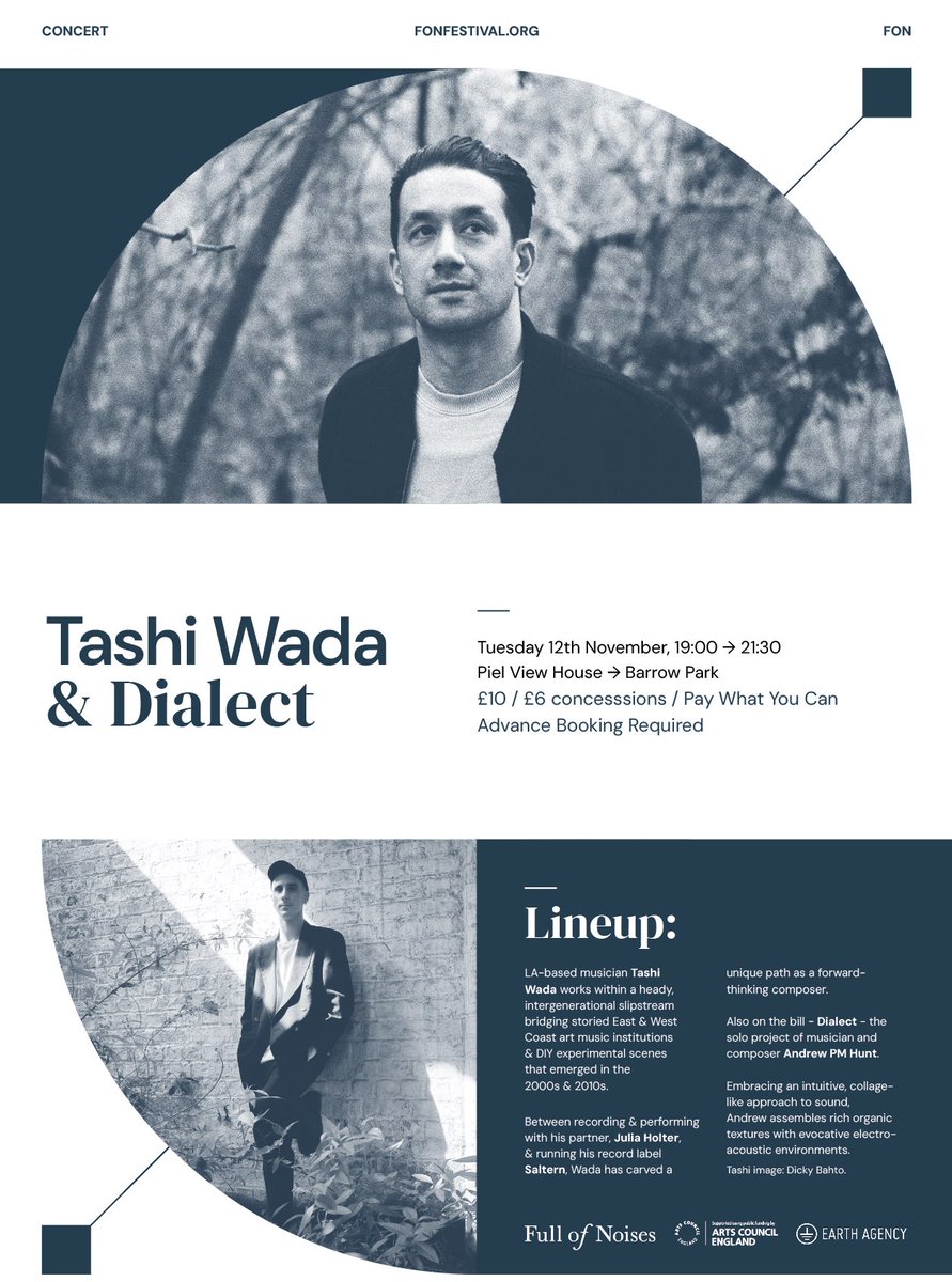 THREE tickets left…

🎟️ bit.ly/4eNaEUP

<a href="/tashiwada/">Tashi Wada</a>