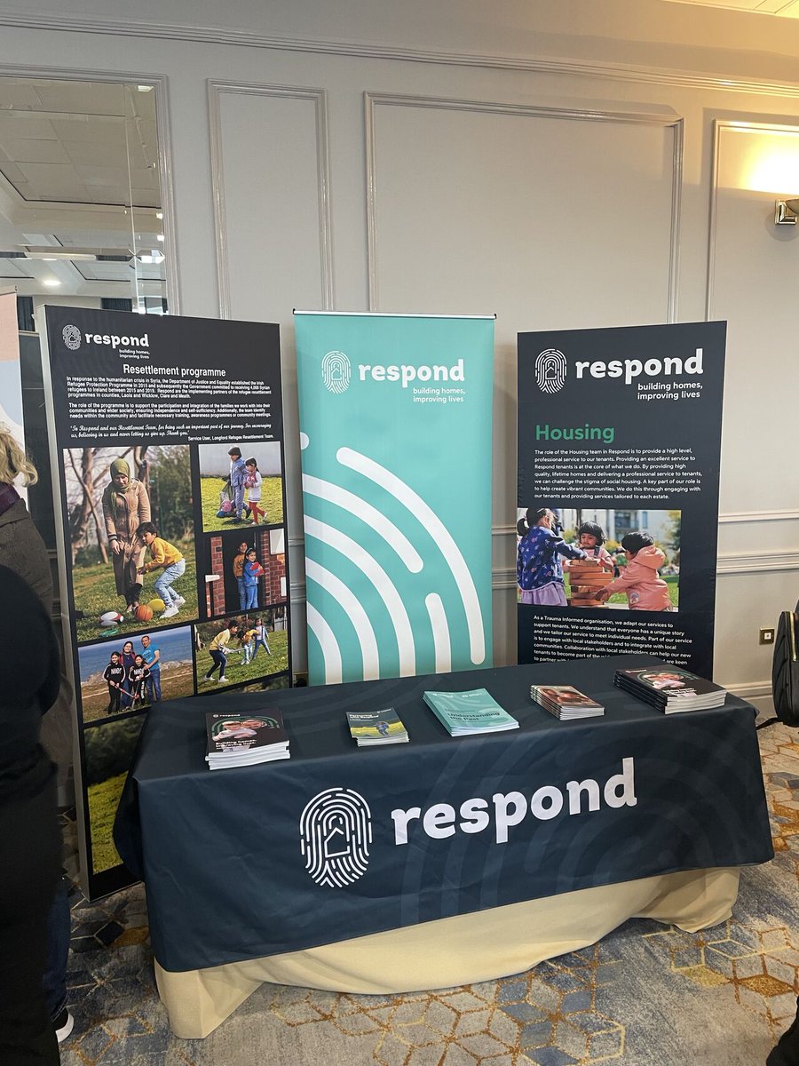 RespondHousing's tweet photo. Respond are delighted to be sponsoring and exhibiting at the 2024 Trauma Informed Confernce in Malahide today.
Respond has been on the journey towards becoming a trauma informed organisation since 2019.
Thank you to @QualMatters for organising a great event.
#TIPCon2024 https://t.co/sMZzvWfXhv