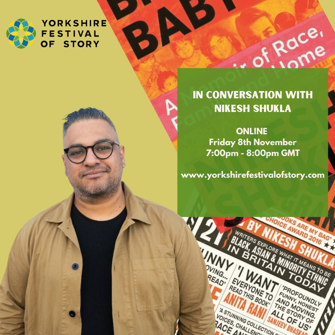 Today, acclaimed author and activist Nikesh Shukla joins us for a conversation on race, identity, and storytelling. Known for works like The Good Immigrant, Nikesh shares his journey and insights on using literature to drive social change.🤩👇
yorkshirefestivalofstory.com/event/in-conve…
