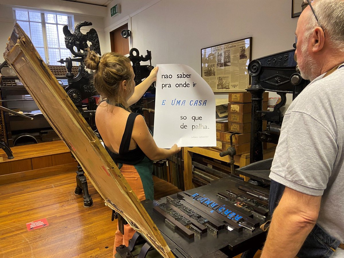 stbridefdn's tweet photo. β¨Sign up to our letterpress workshops for an introduction to print from our experienced team of printers and compositorsβ¨
Next workshops:
π Adana letterpress, Wednesday 13 November
π Poster printing, Wednesday 27 November
#PrintWorkshop #Letterpress #CreativeWorkshops https://t.co/Qr6u4UrJV6